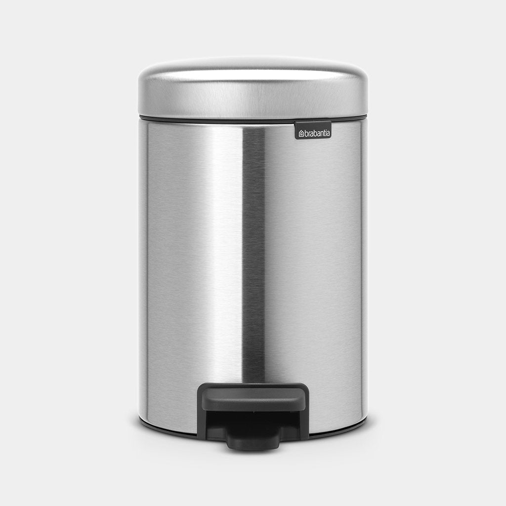 Brabantia Pedal Bin 3L - NewIcon - Matt Steel - FPP #113222