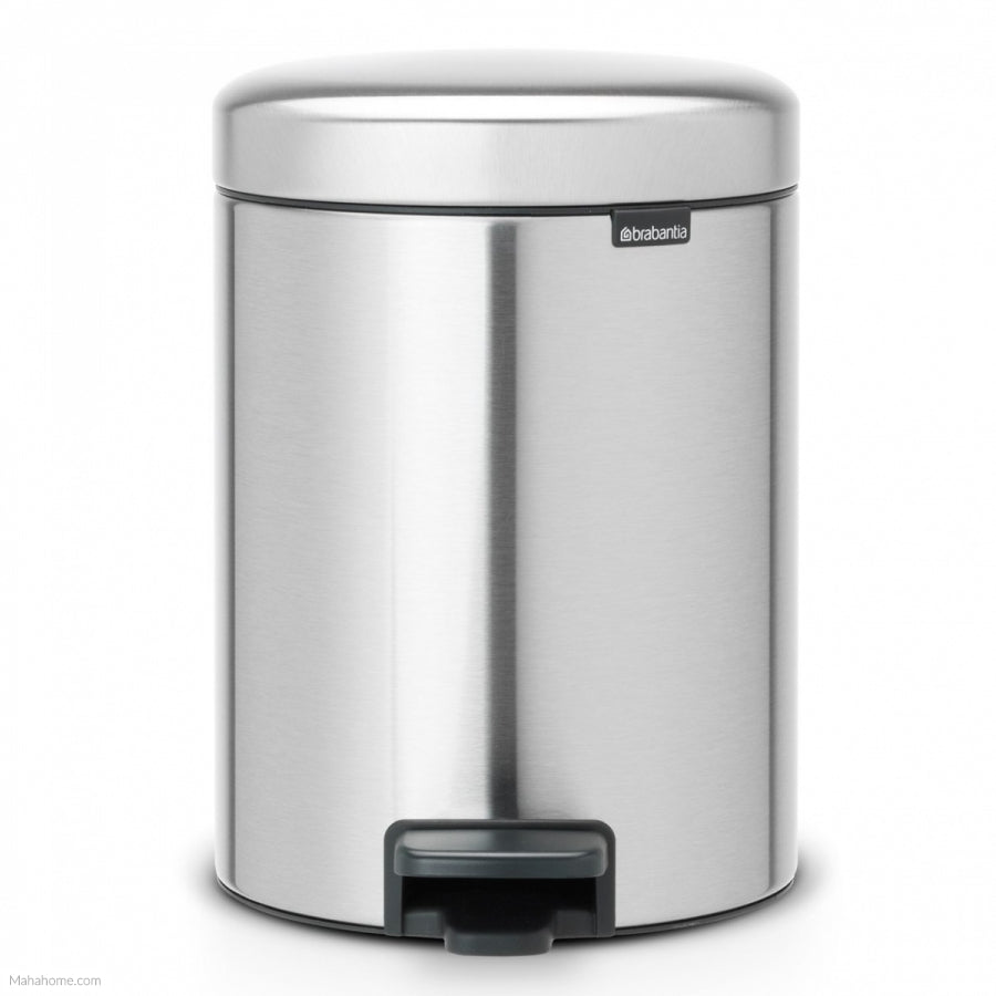 Brabantia Pedal Bin 5L - NewIcon - Matt Steel FPP #112102