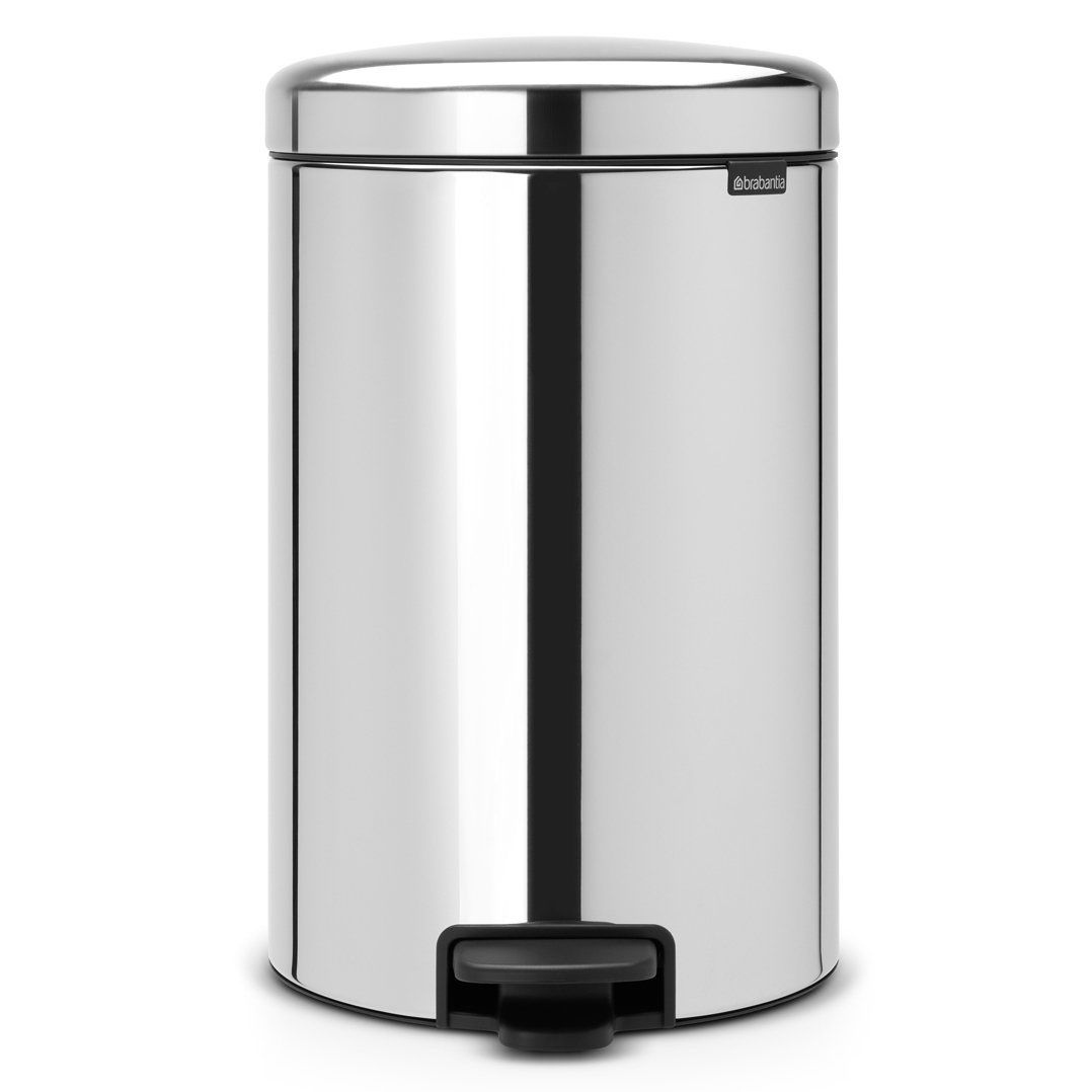 Brabantia Pedal Bin 20L - NewIcon - Brilliant Steel #113987