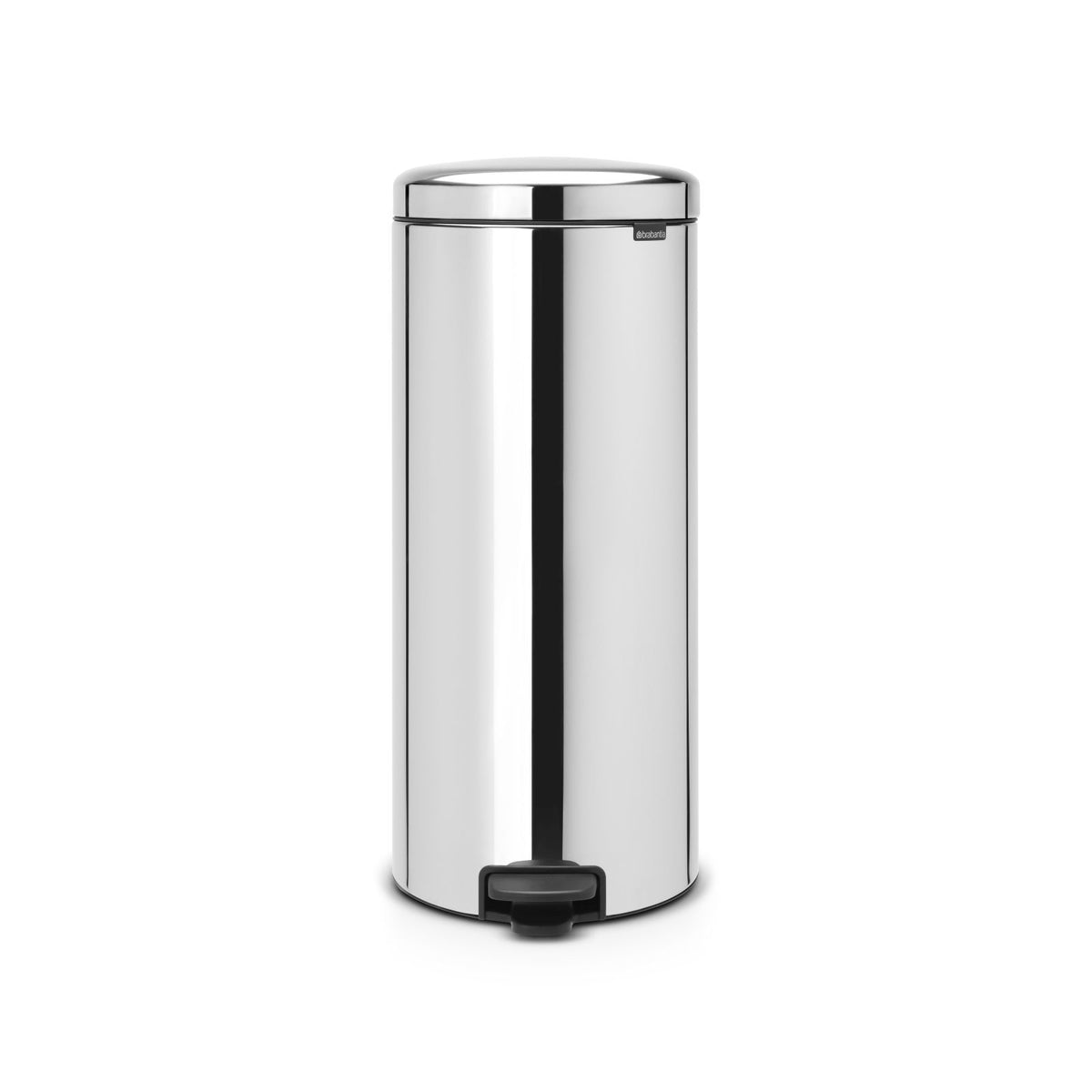 Brabantia Pedal Bin 30L - NewIcon - Brilliant Steel #114366