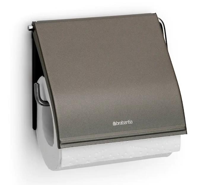 Brabantia ReNew Toilet Roll Holder - Platinum #477300