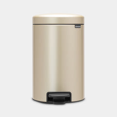 Brabantia Pedal Bin 12 Lt. NewIcon - Metallic Gold #304446