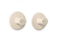 Brabantia Towel Hook Set of 2 Pcs Soft Beige #223761