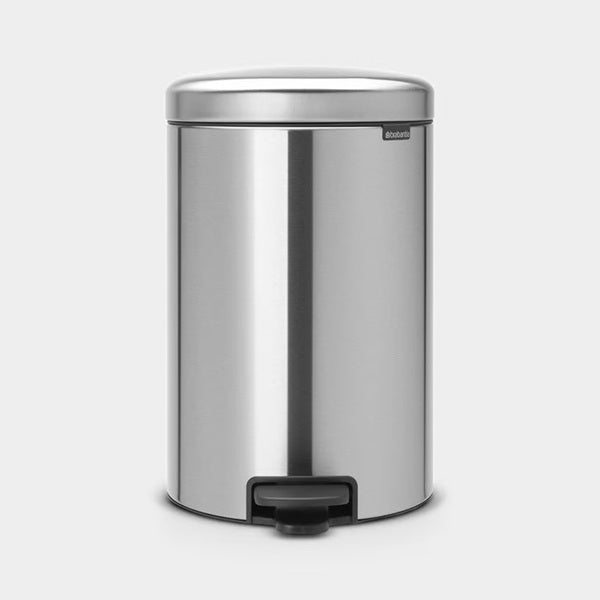 Brabantia Newlcon Pedal Bin, 20L MattSteel #114021