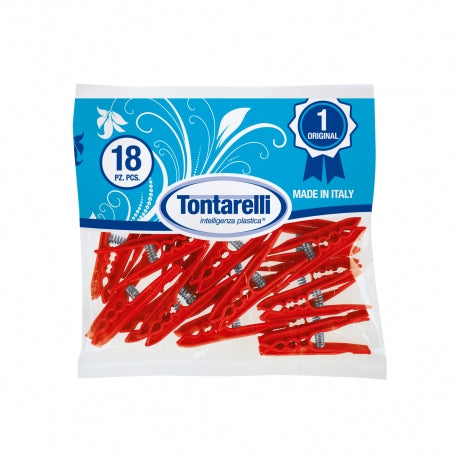 Tontarelli Clothes Pegs in Polybag 18pcs