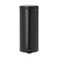 Brabantia Pedal Bin 30 Ltr NewIcon - Matt Black #114540