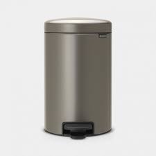 Brabantia Pedal Bin 12 Lt. NewIcon Platinum #113628