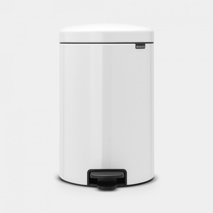Brabantia Pedal Bin NewIcon 20 Ltr White #111846