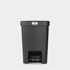 Brabantia SlepUp Pedal Bin 25L Dark Grey #800269