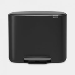 Brabantia Bo Pedal Bin 36L Matt Black #121463