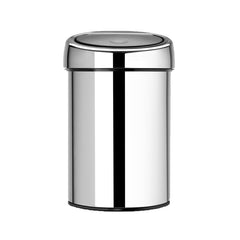 Brabantia Touch Bin 3 L Plastic Bucket - Brilliant Steel #363962