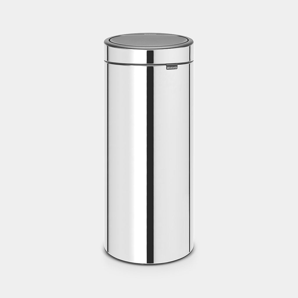 Brabantia Touch Bin 30 Ltr - Brilliant Steel #115325
