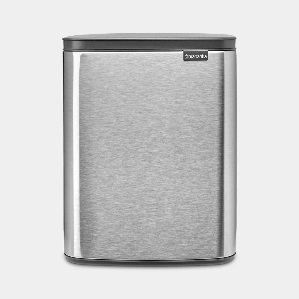 Brabantia Bo Waste Bin 12 Ltr - Matt Steel #230486