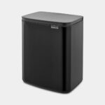 Brabantia Bo Waste Bin 12 Ltr - Matt Black #230363