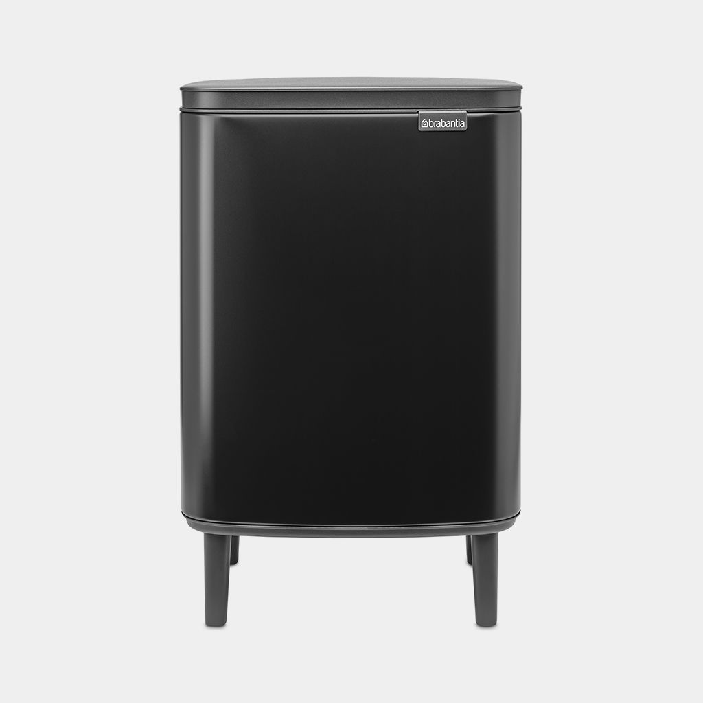 Brabantia Bo Waste Bin Hi 12 Ltr - Matt Black #227226