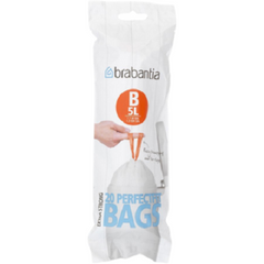 Brabantia Plastic Bag 5L (20 bags) #311741