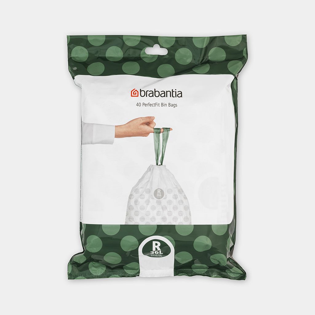 Brabantia PerfectFit Bags (R) 36 Lt Pack of 40 bags #138546