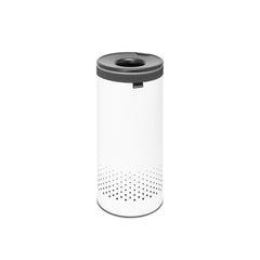 Brabantia Laundry Bin with Plastic Lid 35 Ltr White #304866