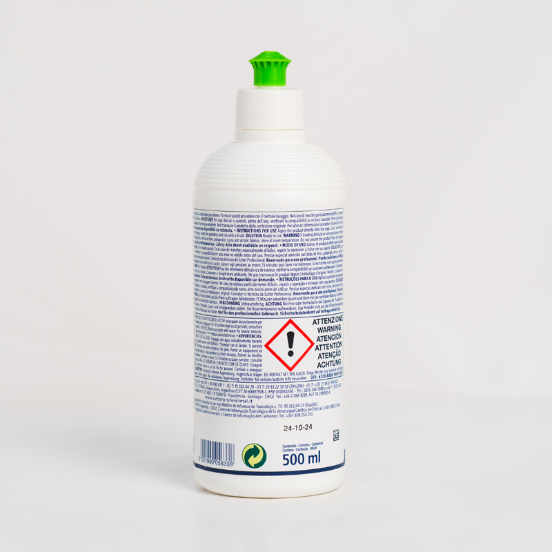 STAIN ACTION FABRIC PRETREATER AND STAIN REMOVER FOR BLEACHABLE COLOURED STAINS
