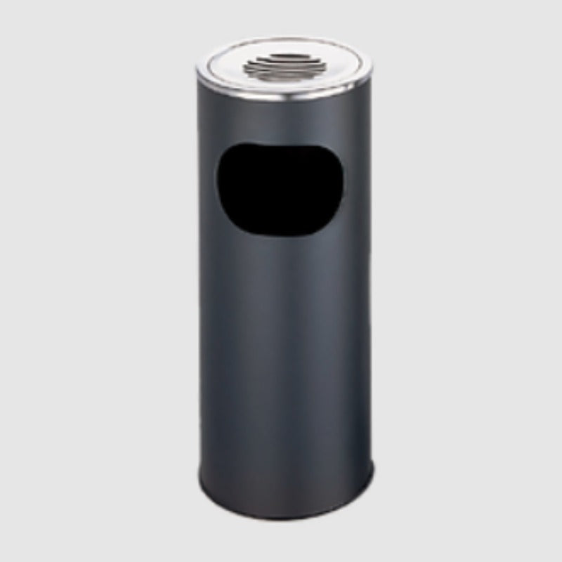 Black Ashtray with Trash can 12 Litre (AE 106BY)