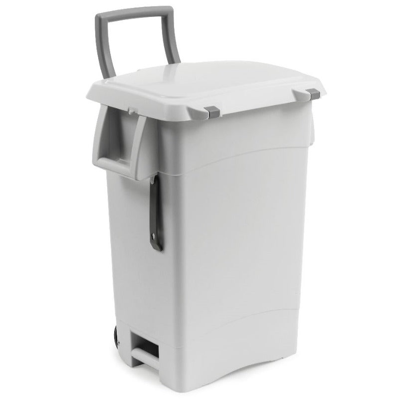 70 L BIN WHITE LID FOLDED HANDLE (TT 5781)